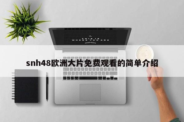 snh48欧洲大片免费观看的简单介绍